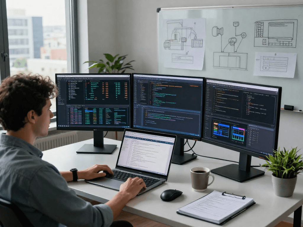 Real-time forex data analysis on a multi-currency pair API in a modern developer workspace.