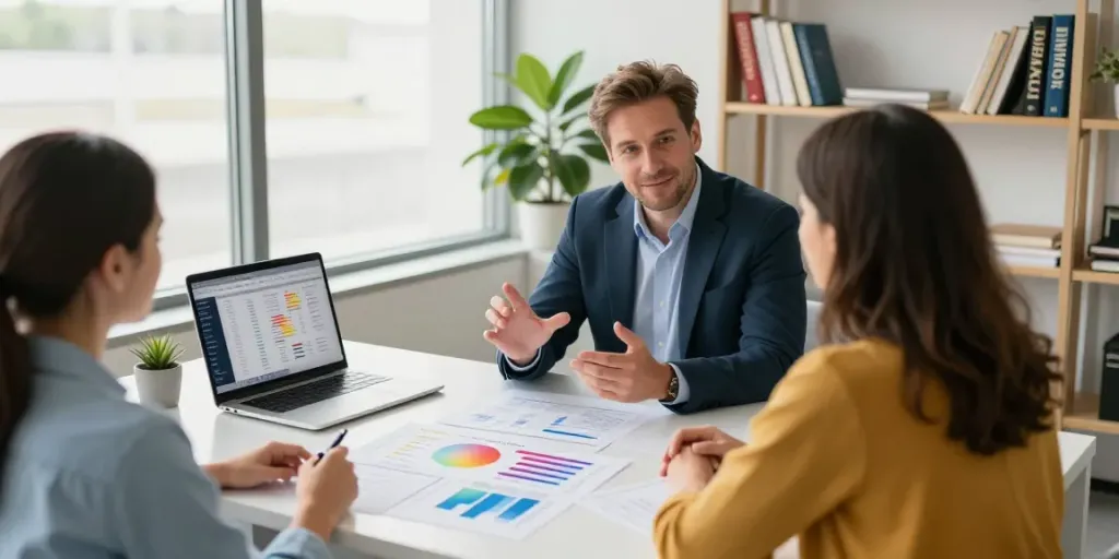Ed Rempel review consultation scene showcasing professional financial planning.
