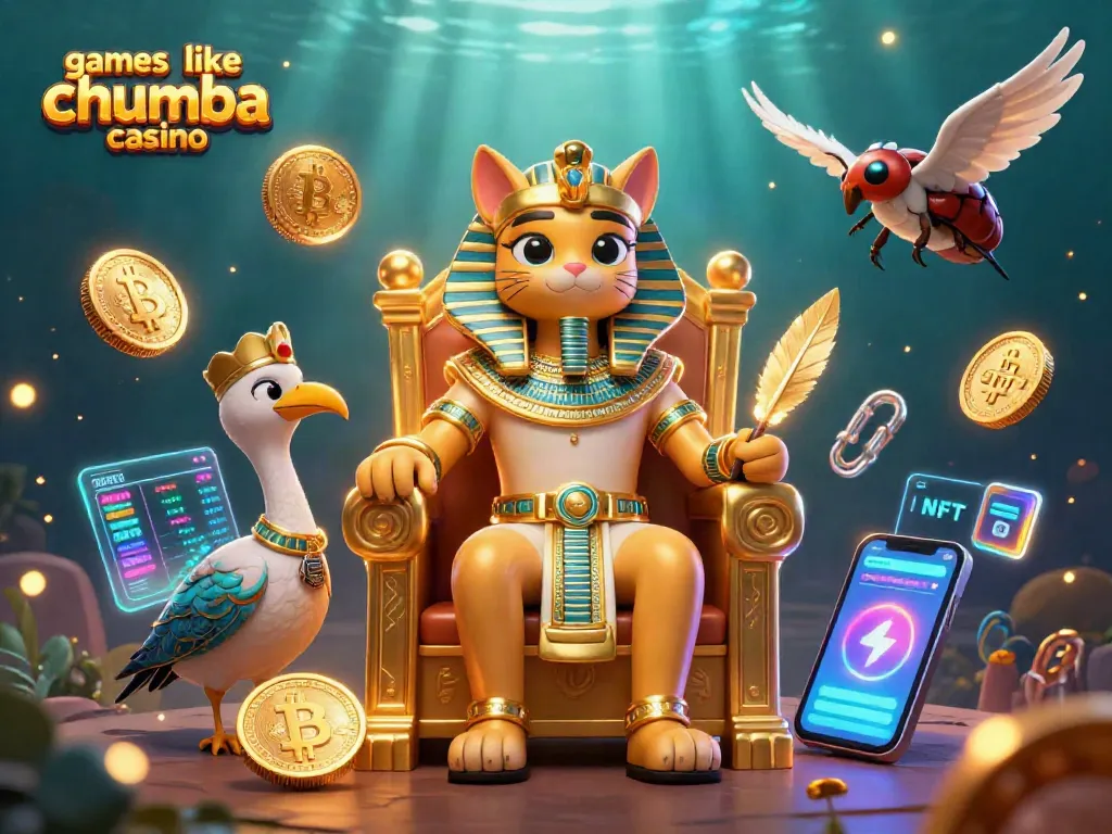 Play exciting games like Chumba Casino with dynamic golden coins and engaging characters.