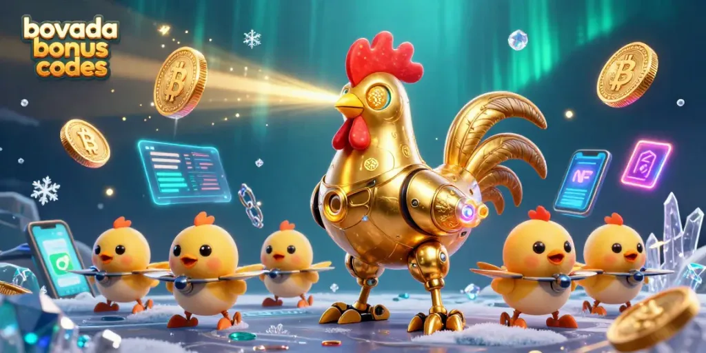 Engage with bovada bonus codes through vibrant 3D illustration showcasing gaming excitement.