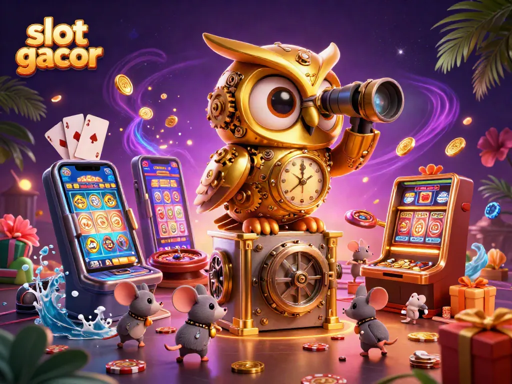Spin the reels with slot gacor as golden coins erupt, showcasing vibrant casino excitement.
