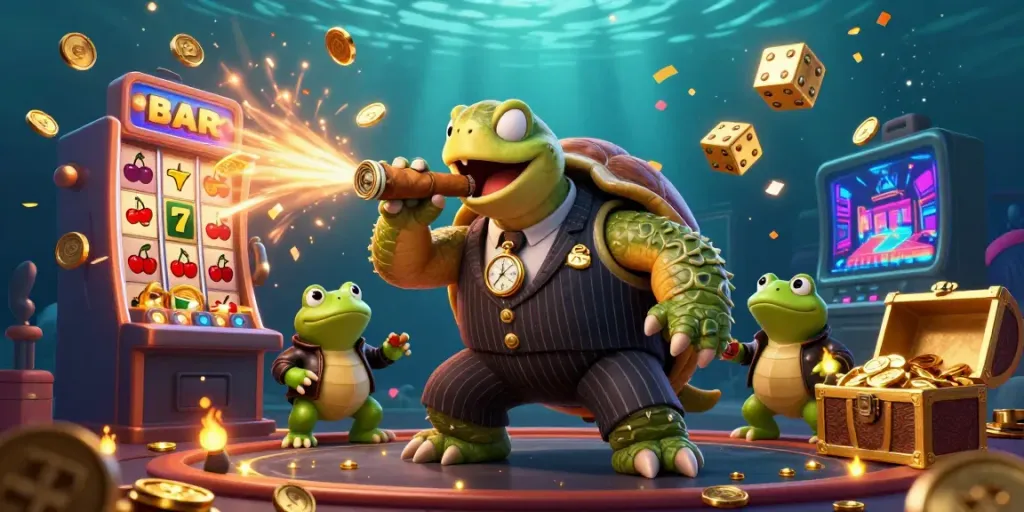 Experience thrilling gameplay with หน้าเว็บสล็อต, featuring dynamic characters and vibrant casino elements.