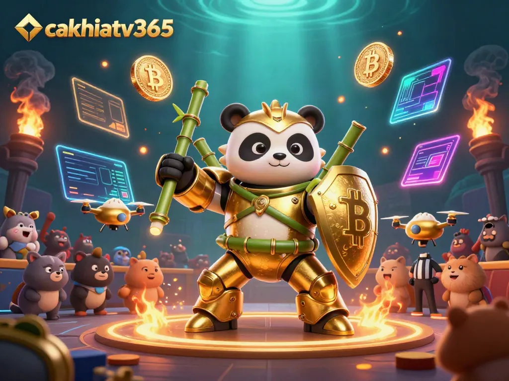 Experience thrilling action with cakhiatv365's ultra-detailed 3D gambling scene featuring dynamic characters.