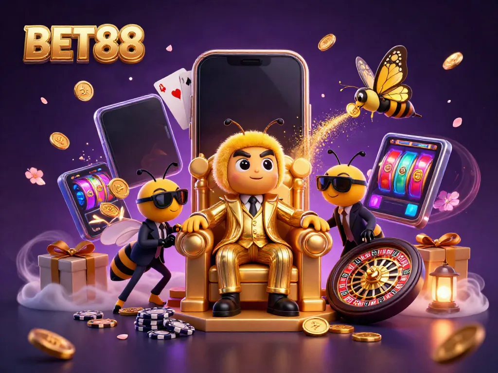 Khám phá Bet88 với bầu không khí sống động trong hình ảnh 3D đồ họa cá cược.
