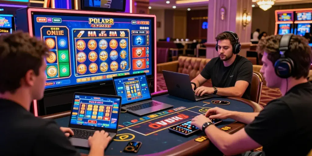 Players enjoying live casino games on proplay88, showcasing vibrant interface and engaging atmosphere.