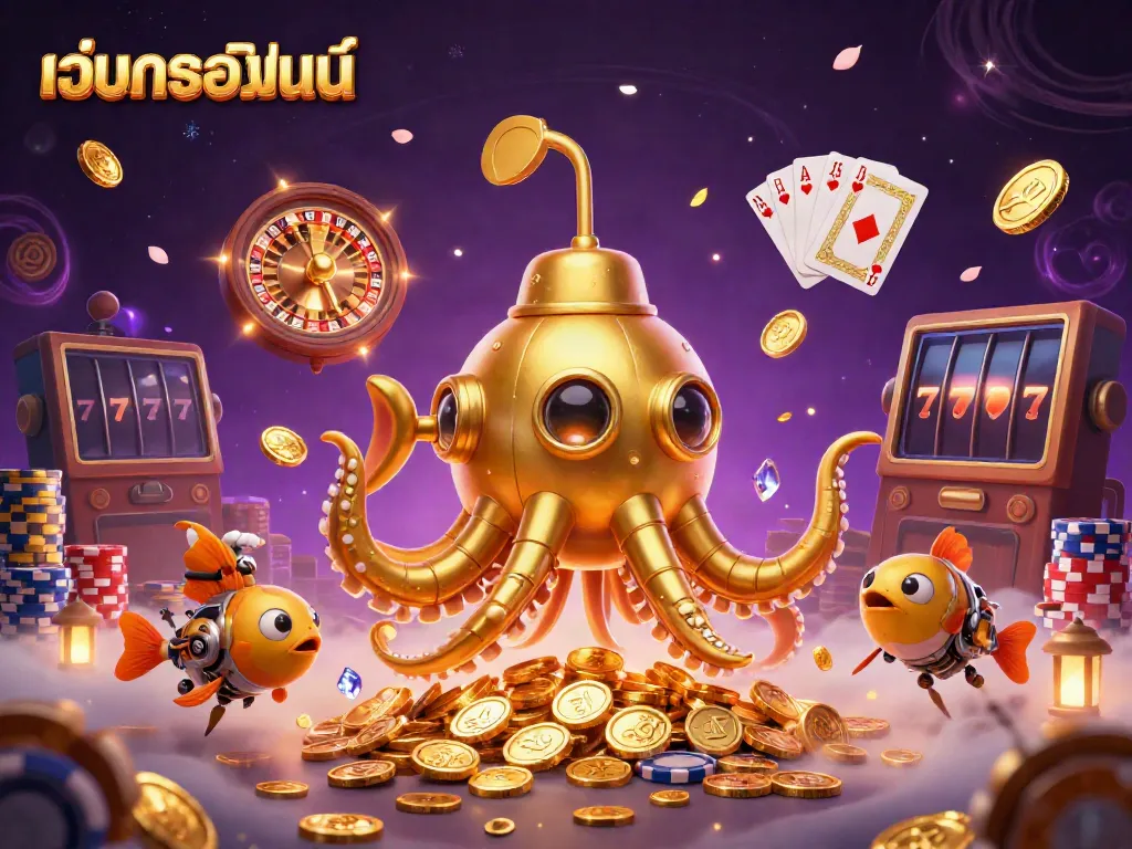 เล่นหวยออนไลน์ท่ามกลางเหรียญทองและเกมคาสิโนที่น่าตื่นเต้น