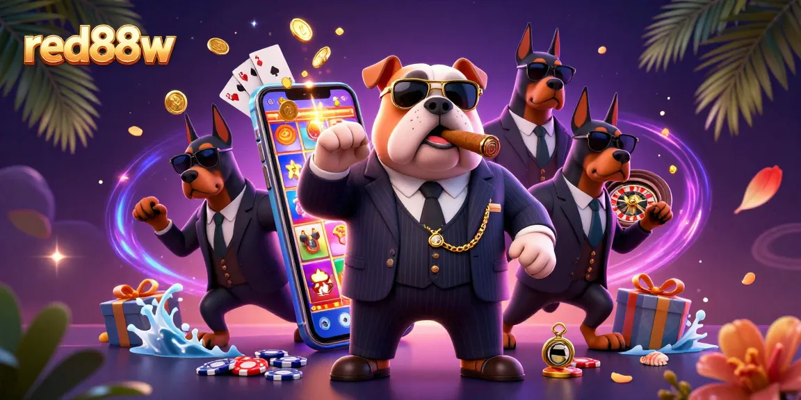 Engage with the thrilling world of red88w as a mafia boss bulldog leads the casino scene.