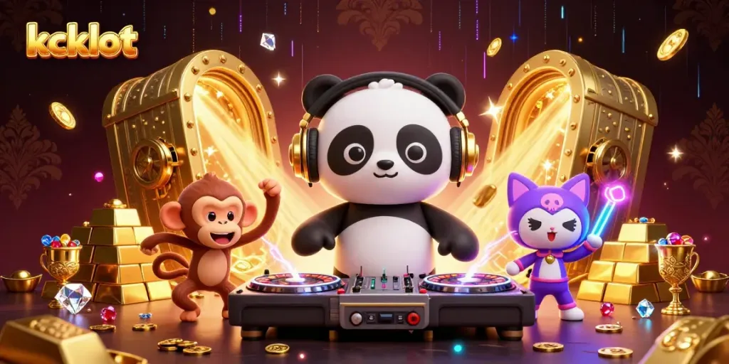 Kckslot menghadirkan dunia permainan kasino berenergi dengan DJ panda, monyet breakdance, dan anak kucing ber-cosplay.