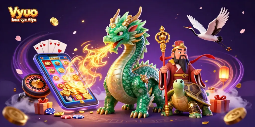 Play exciting casino games like Vyuo bora vya Afya with vibrant characters and dynamic elements.