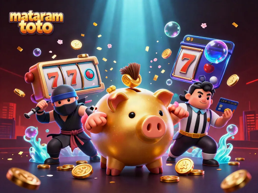 Experience thrilling wins at Mataram Toto with exciting slot gameplay and dynamic characters.