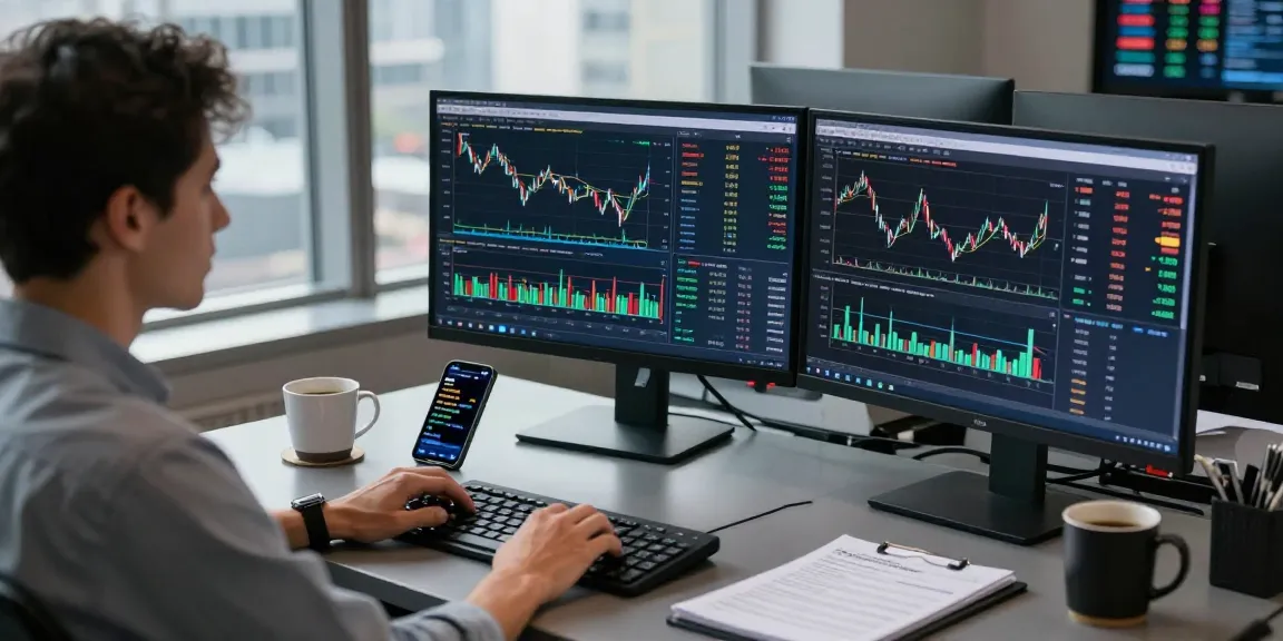 在TradingView官网上，交易者在专业的交易工作空间中使用多显示器进行市场分析和交易。