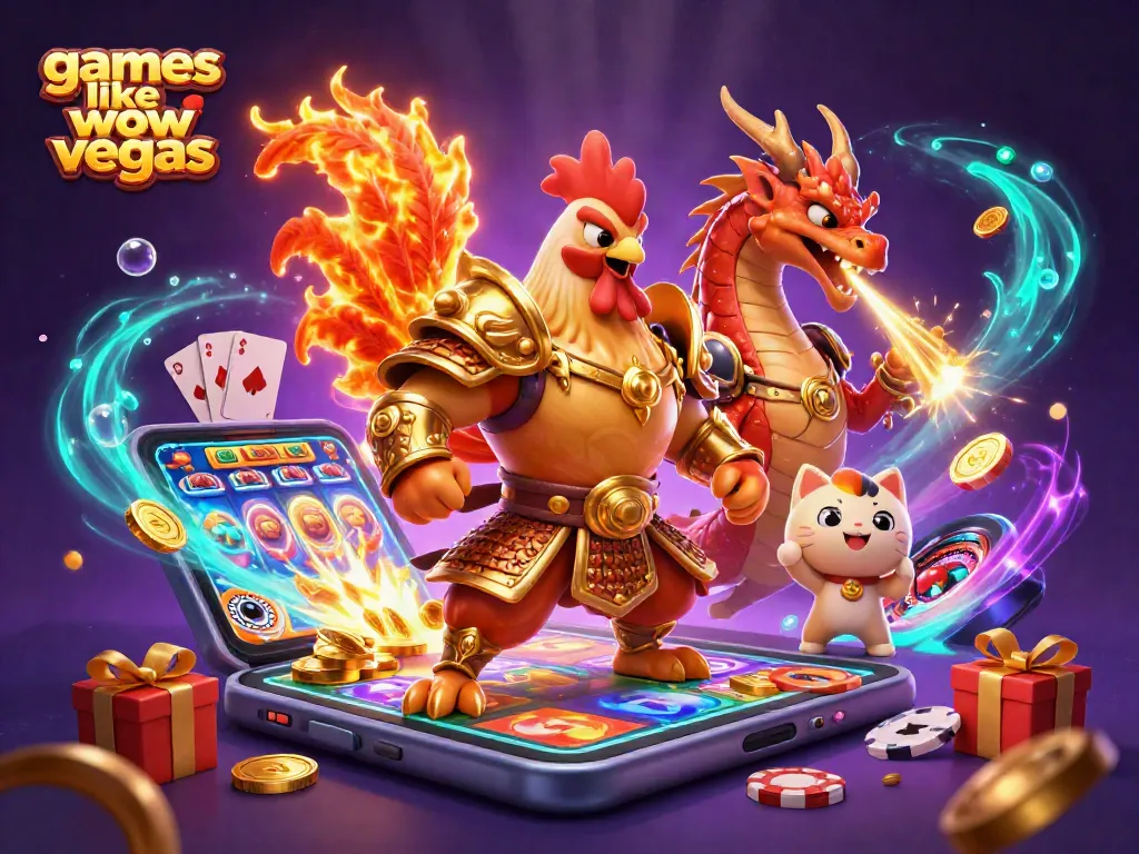 Experience thrilling gameplay with games like wow vegas featuring dynamic 3D casino illustrations.