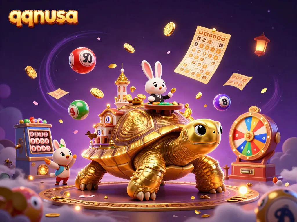 Experience thrilling games on qqnusa with a dazzling casino scene showcasing fun elements and excitement.